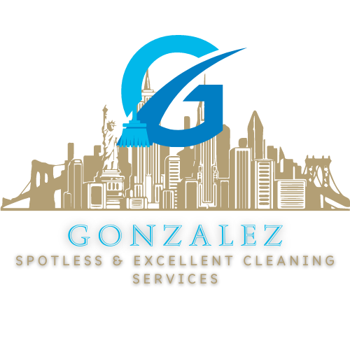 The logo for gonzaezz spotless and excellent cleaning services